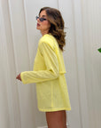 Maxi shirt Logan giallo