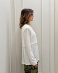 Maxi shirt Logan bianco