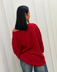 Maglia serafino Nicla rossa
