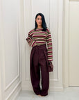 Pantalone Penelope bordoeaux