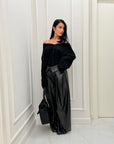 Pantalone in ecopelle Clara